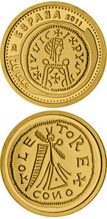 20 euro coin 3rd Series Numismatic Treasures – Leovigild Visigothic tremissis | Spain 2011