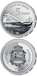 5 euro coin Ourense | Spain 2012