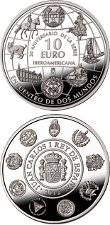 10  coin 20th Anniversary of the Ibero-American Series | Spain 2012