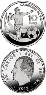 10 euro coin UEFA EURO 2012 Champions of Europe | Spain 2012