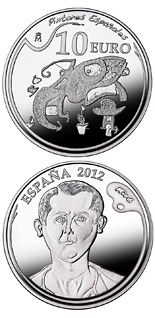 10 euro coin 5th Series Spanish Painters - Joan Miró | Spain 2012