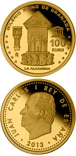 100 euro coin Millennium of the Kingdom of Granada | Spain 2013