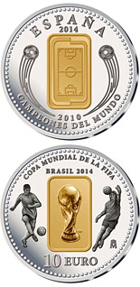 10 euro coin FIFA 2014 : World Cup in Brazil | Spain 2014