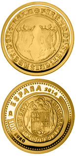 100 euro coin 5th Series Numismatic Treasures: Queen Isabella | Spain 2014
