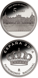 5 euro coin Aranjuez | Spain 2014