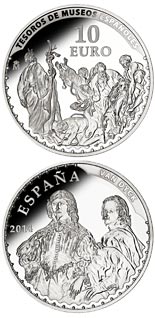 10 euro coin Antonio van Dyck | Spain 2014