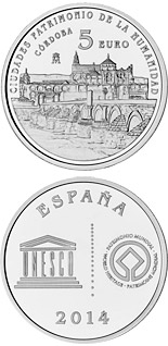 5 euro coin Córdoba | Spain 2014