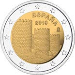 2 euro coin Walls of Ávila | Spain 2019
