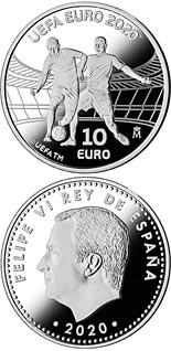 10 euro coin UEFA EURO 2020 | Spain 2020