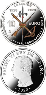 10 euro coin 100th Anniversary of Spanish Legion | Spain 2020