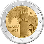 2 euro coin Historic City of Toledo | Spain 2021