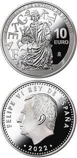 10 euro coin 5th Centenary of the Death of Antonio de Nebrija | Spain 2022