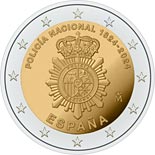 2 euro coin National Police Corps | Spain 2024