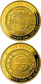100 euro coin The IV Centenary of the Centén of 1623 | Spain 2023