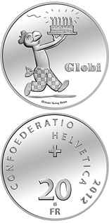 20 franc coin The 80 years of Globi | Switzerland 2012