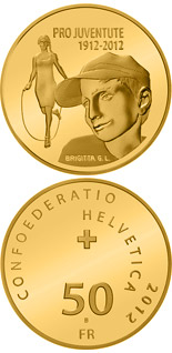 50 franc coin 100 years of Pro Juventute | Switzerland 2012