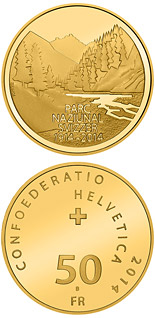50 franc coin 100 years of the Swiss National Park | Switzerland 2014