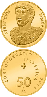 50 franc coin 2000 years of Aventicum | Switzerland 2015