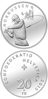20 franc coin Hornussen | Switzerland 2015