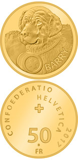 50 franc coin Barry | Switzerland 2017