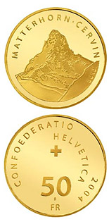 50 franc coin Matterhorn | Switzerland 2004