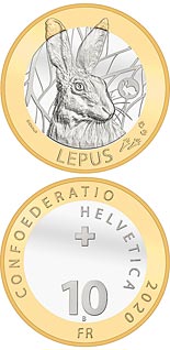 10 franc coin Hare | Switzerland 2020