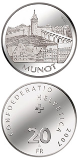 20 franc coin Munot Schaffhausen | Switzerland 2007