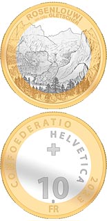 10 franc coin Rosenlaui glacier | Switzerland 2023