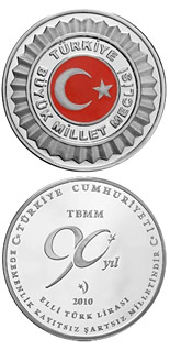 50 Lira coin Grand National Assembly of Turkey  | Turkey 2010
