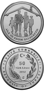 50 Lira coin Family | Turkey 2012