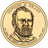 1 dollar coin Ulysses S. Grant (1869-1877) | USA 2011