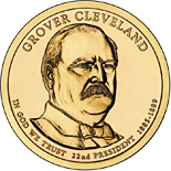 1 dollar coin Grover Cleveland (1885-1889) | USA 2012
