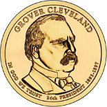 1 dollar coin Grover Cleveland (1893-1897) | USA 2012