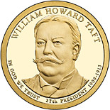 1 dollar coin William Howard Taft (1909-1913) | USA 2013