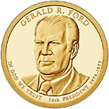 1 dollar coin Gerald Ford (1974-1977) | USA 2016