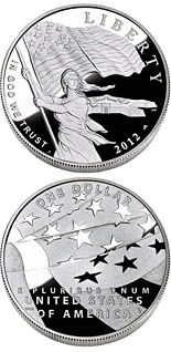 1 dollar coin The Star-Spangled Banner  | USA 2012