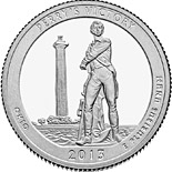 25 cents coin Perry's Victory and International Peace Memorial  | USA 2013