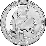25 cents coin Mount Rushmore National Memorial | USA 2013