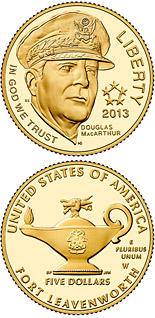 5 dollar coin 5-Star Generals | USA 2013