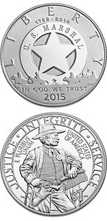 1 dollar coin 2015 U.S. Marshals Service 225th Anniversary | USA 2015