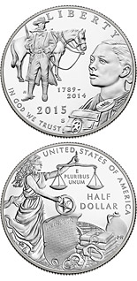 0.5 dollar coin 2015 U.S. Marshals Service 225th Anniversary | USA 2015