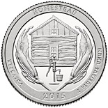 25 cents coin Homestead National Monument of America | USA 2015