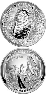 1 dollar coin Apollo 11 50th Anniversary | USA 2019
