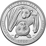 25 cents coin National Park of American Samoa | USA 2020