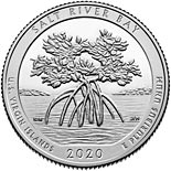 25 cents coin Salt River Bay National Historical Park and Ecological Preserve | USA 2020