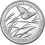 25 cents coin Tallgrass Prairie National Preserve Site | USA 2020