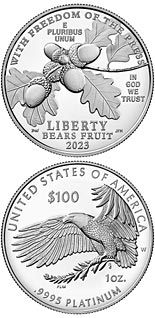 100 dollar coin Freedom of the Press | USA 2023