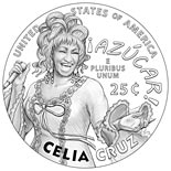 25 cents coin Celia Cruz | USA 2024