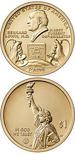 1 dollar coin Maine | USA 2024