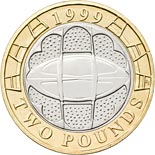2 pound coin Rugby World Cup | United Kingdom 1999